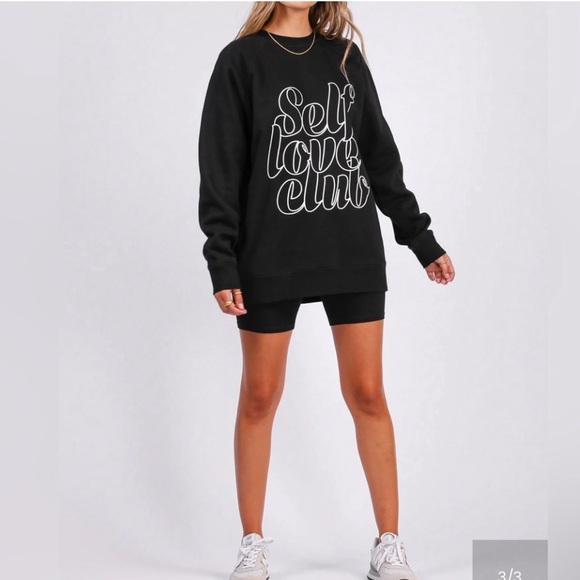 Brunette The Label Tops - L/XL Brunette the Label Self Love Crewneck